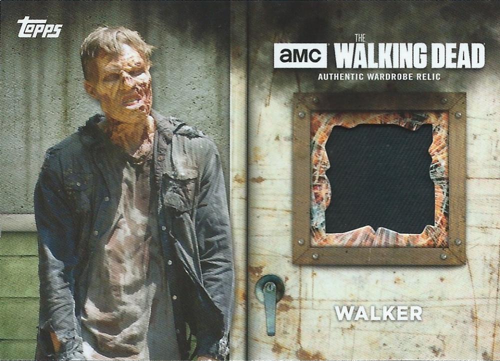 (HCW) 2017 Topps The Walking Dead Season 6 Screen Walker Worn Costume #1 Image 1