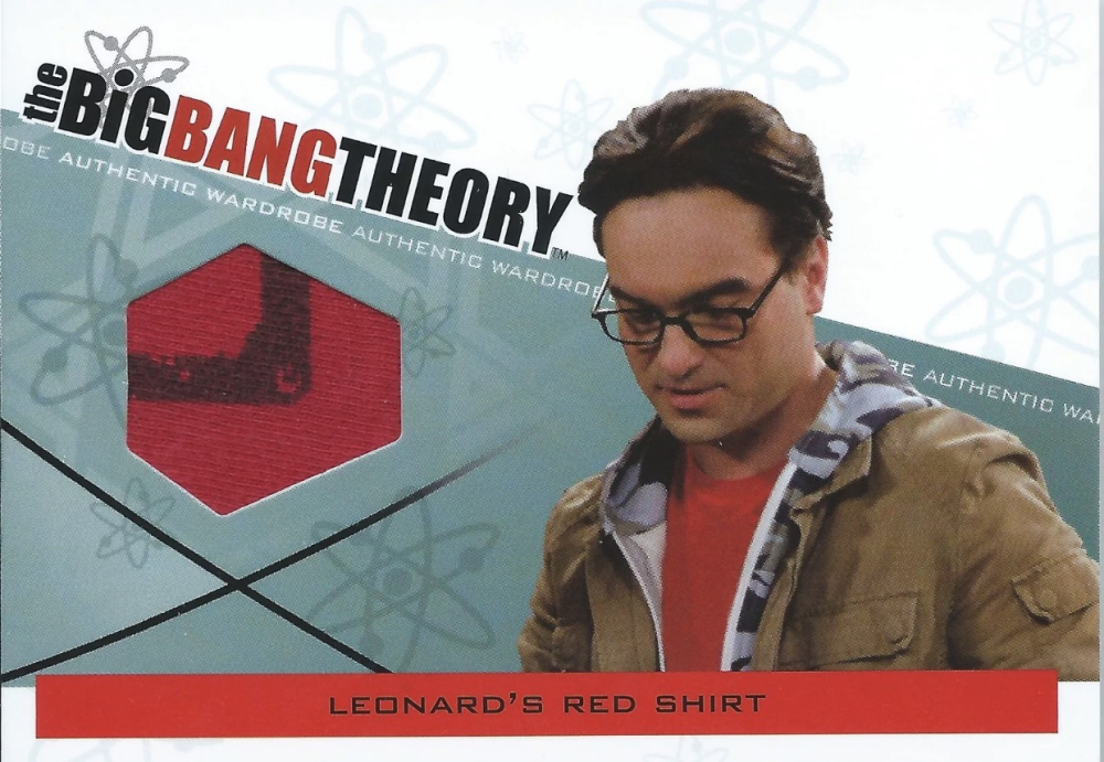 2012 The Big Bang Theory 3&4 Wardrobe LEONARD'S RED SHIRT - Galecki