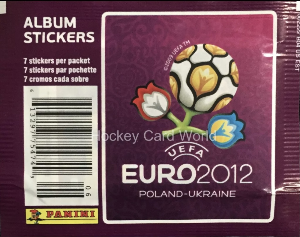  2012 Panini UEFA Euro2012 Soccer (7 Album Sticker Panini Pack) Image 1