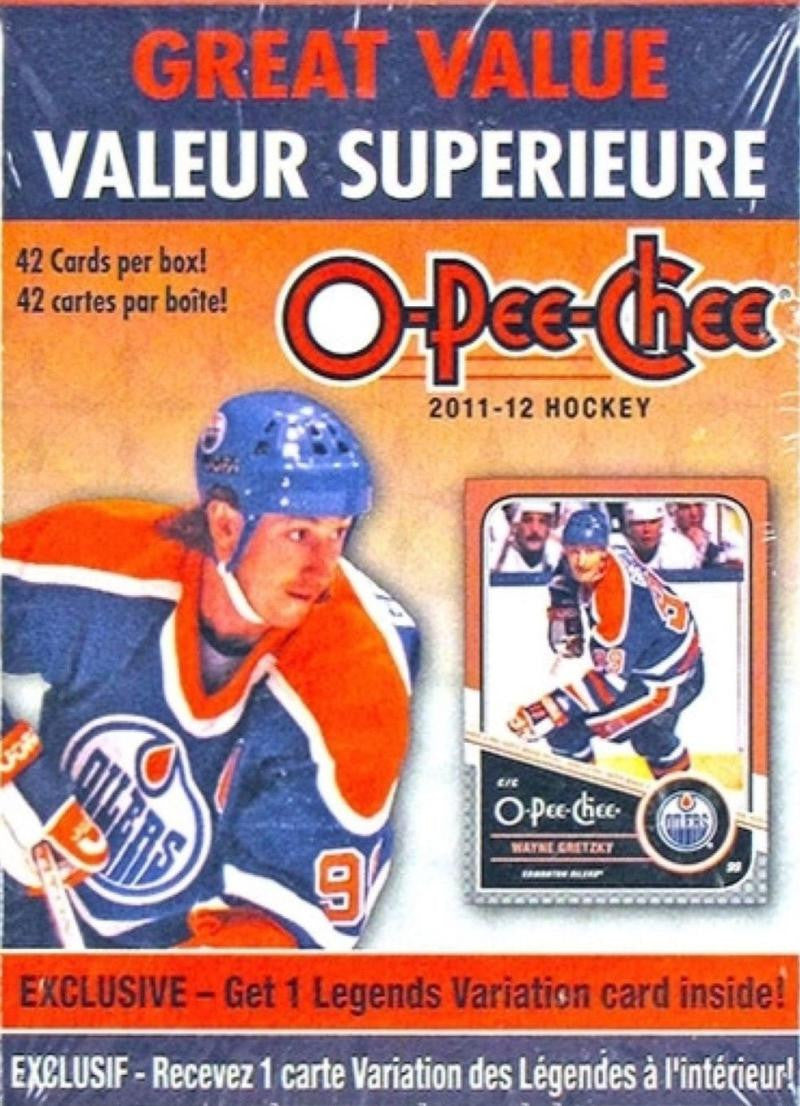 2011-12 O-Pee-Chee Hanger 42 Card Hockey Box - Nugent-Hopkins, Landeskog