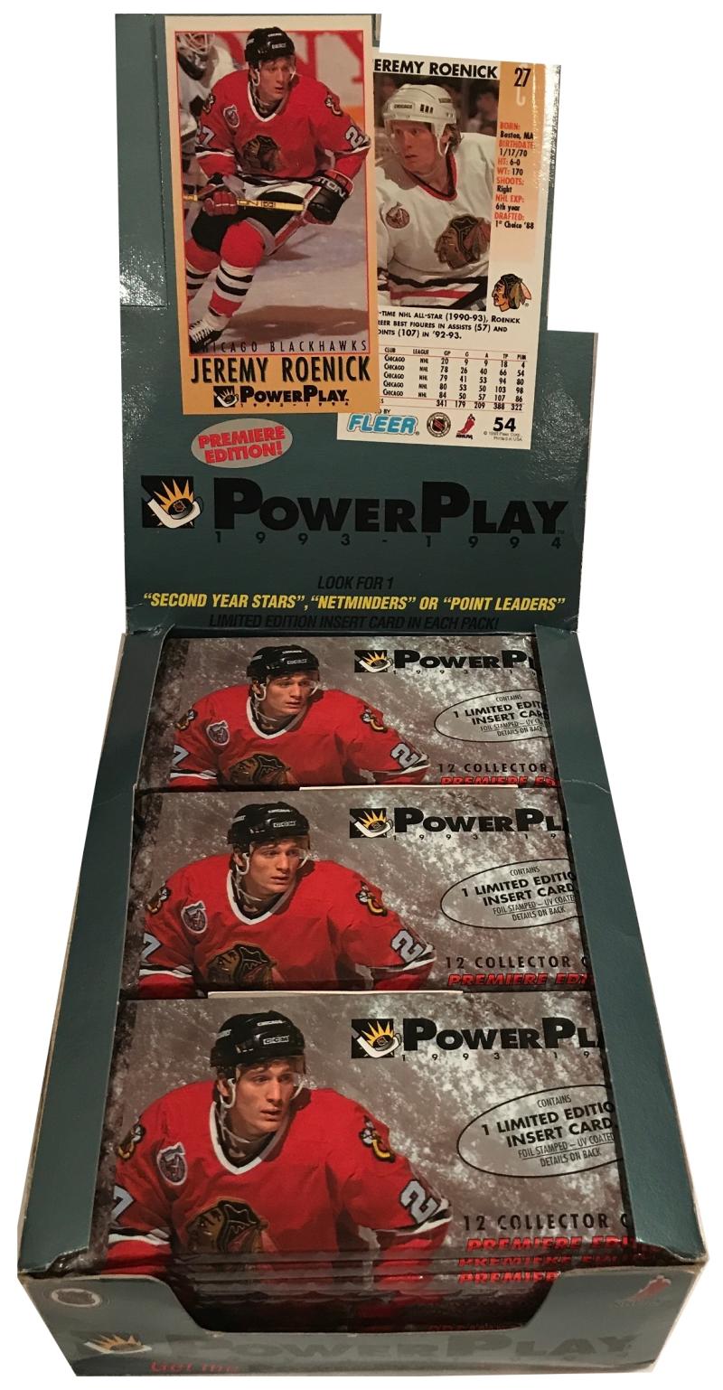 1993-94 Fleer Power Play Hockey Hobby Pack - Kariya, Gretzky & more.. Image 1
