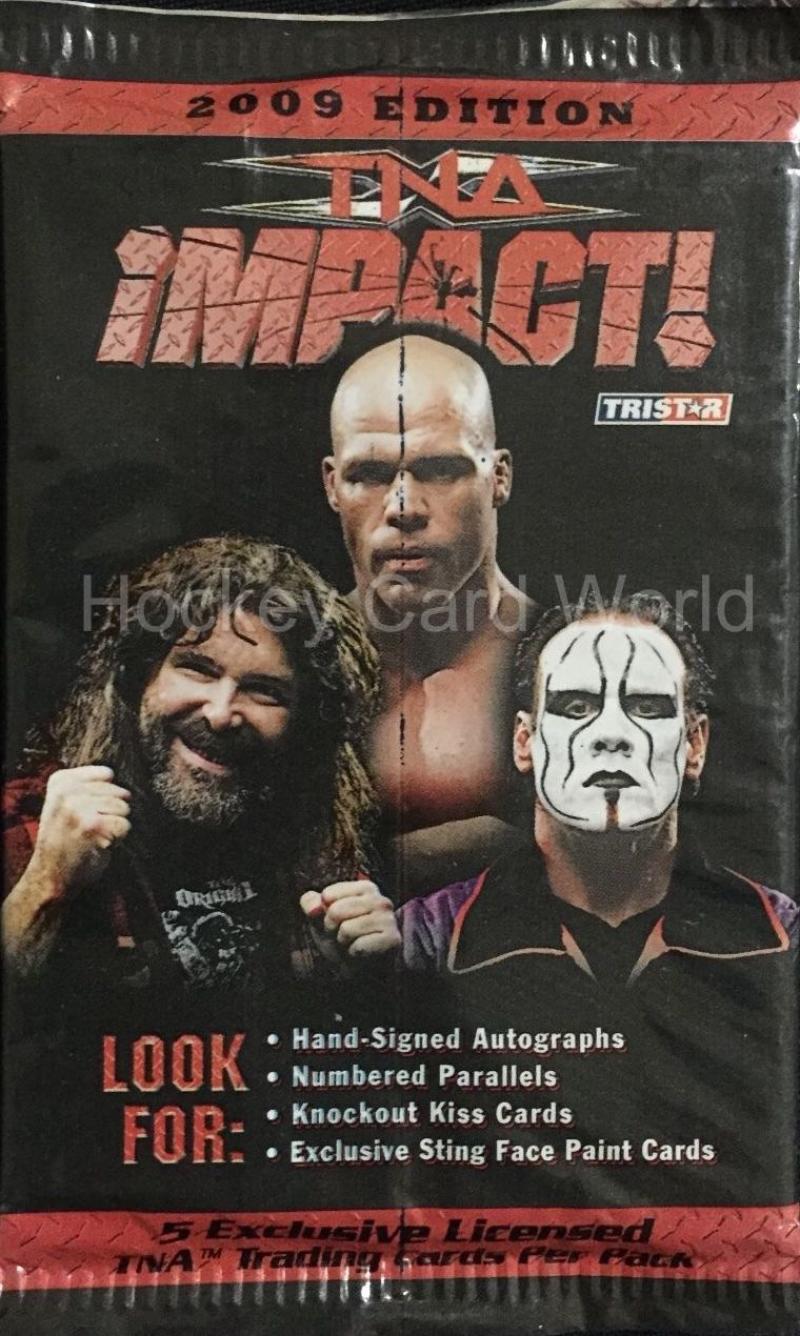 2009 Tri-Star Impact Licensed Wrestling Hobby Trading Cards Pack