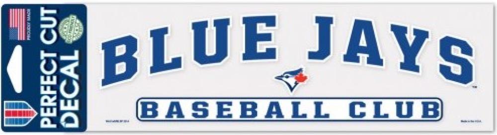  Toronto Blue Jays Perfect Cut Colour 3x10 Licensed Decal Sheet Image 1