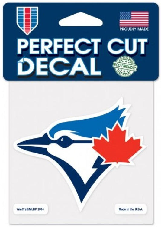 Wincraft Toronto Blue Jays Perfect Cut Decal MLB 4"x 4" In/Outdoor Sticker