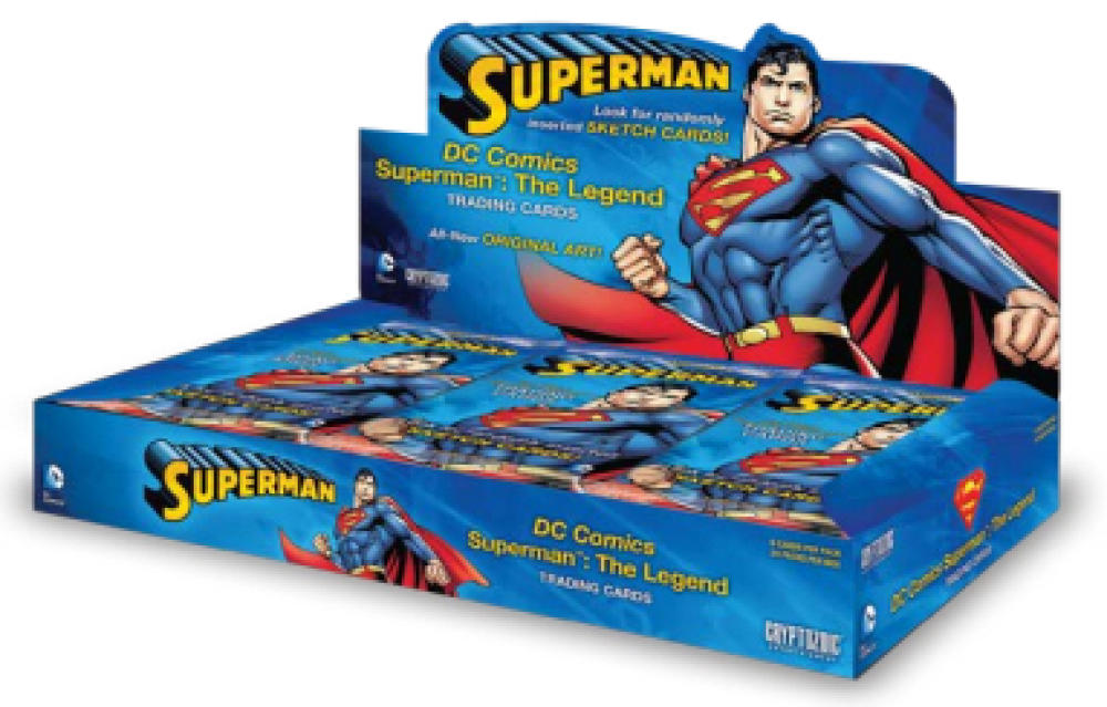 2013 Cryptozoic Superman: The Legend Hobby Pack - DC Comics - Sketch Cards