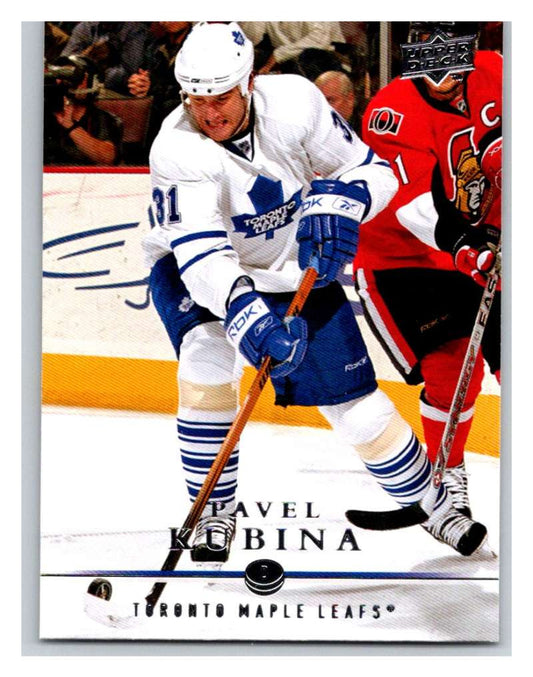 2008-09 Upper Deck #15 Pavel Kubina Maple Leafs