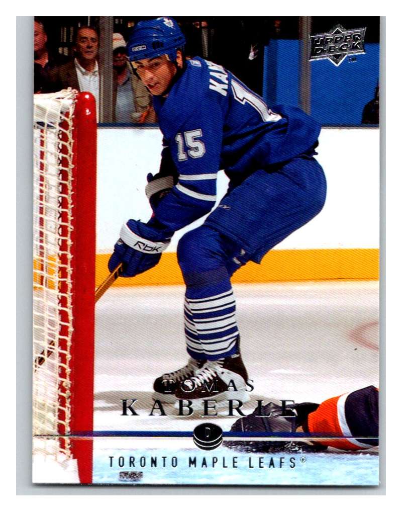 2008-09 Upper Deck #18 Tomas Kaberle Maple Leafs Image 1