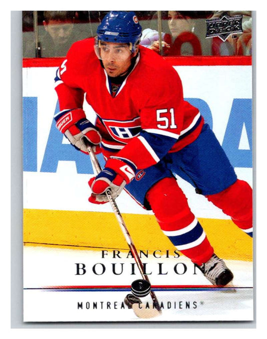 2008-09 Upper Deck #92 Francis Bouillon Canadiens