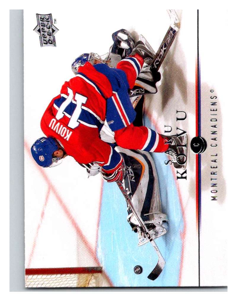 2008-09 Upper Deck #93 Saku Koivu Canadiens Image 1