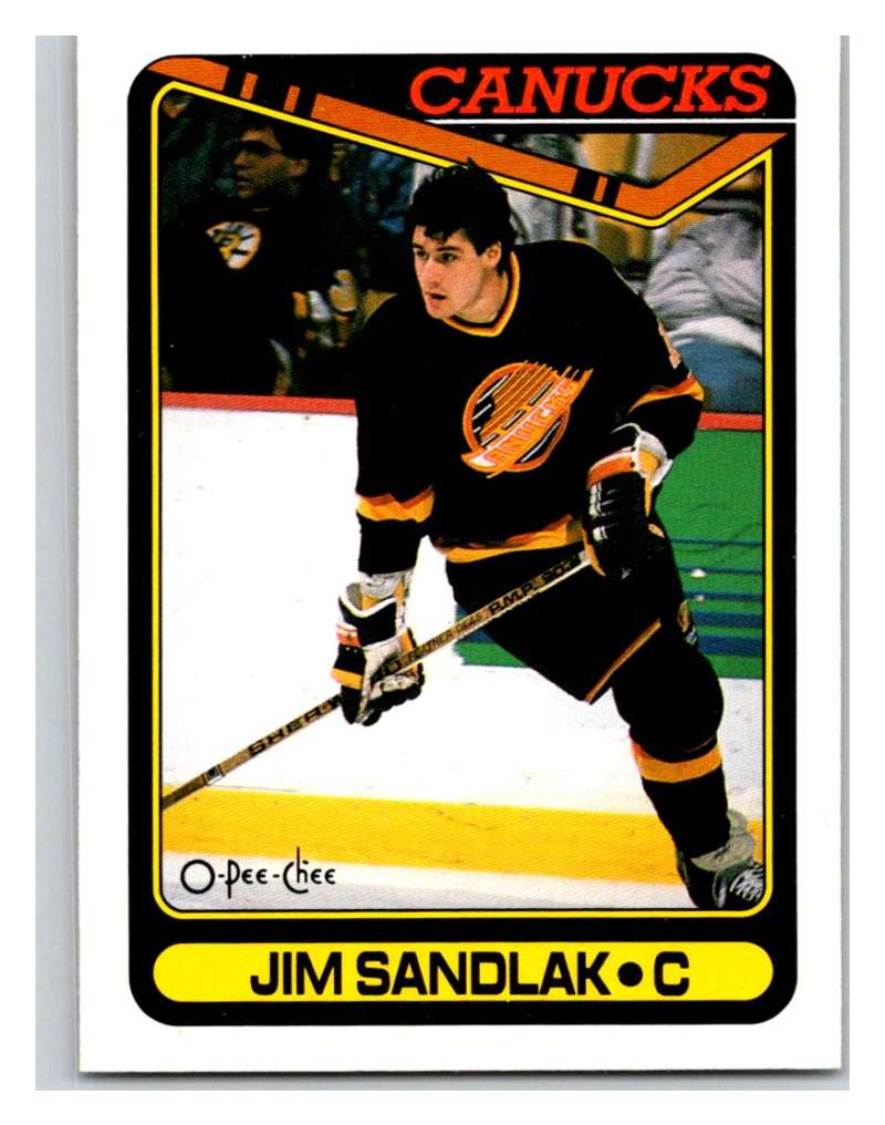 1990-91 O-Pee-Chee #18 Jim Sandlak Mint  Image 1