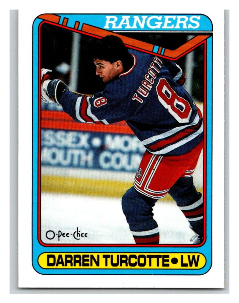 1990-91 O-Pee-Chee #48 Darren Turcotte Mint RC Rookie Image 1