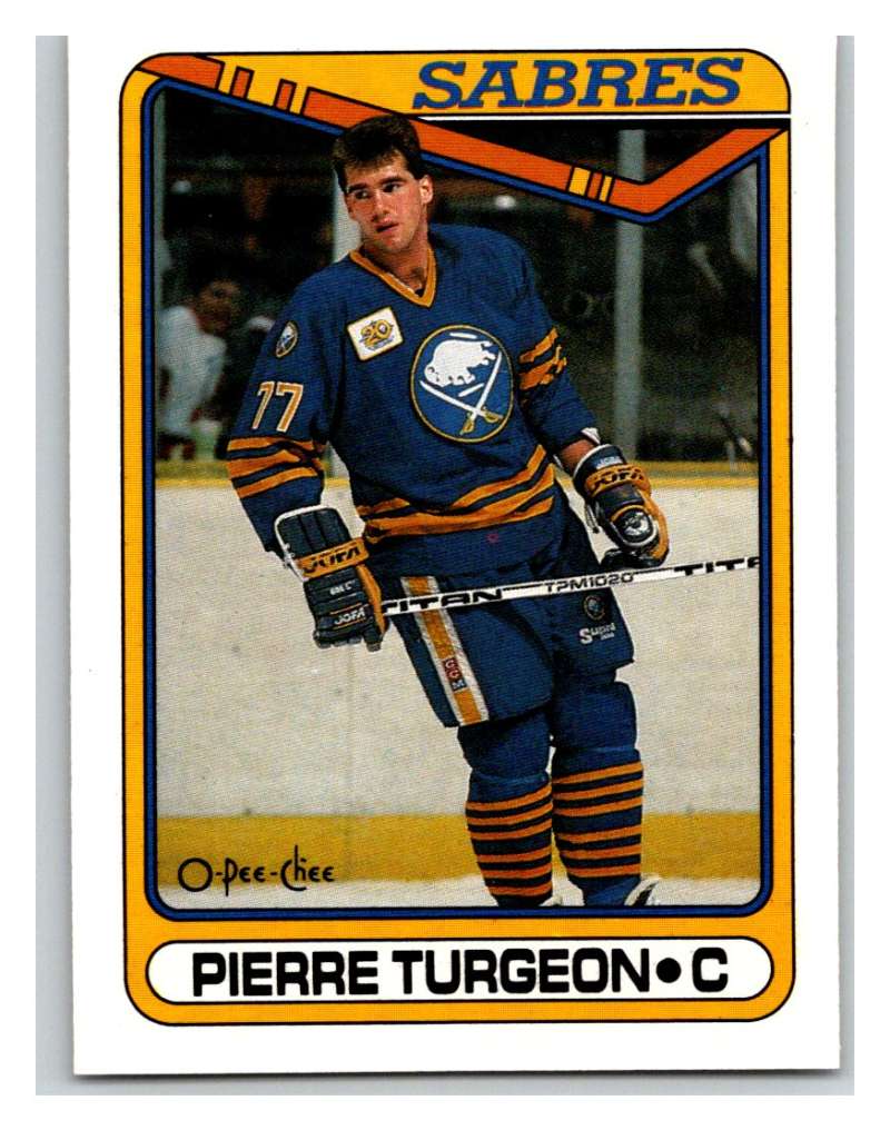 1990-91 O-Pee-Chee #66 Pierre Turgeon Mint  Image 1
