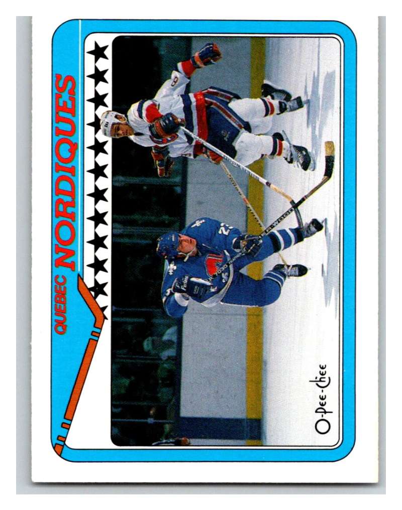 1990-91 O-Pee-Chee #122 Nordiques Team Mint  Image 1