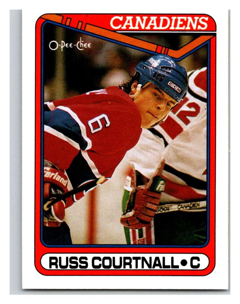 1990-91 O-Pee-Chee #124 Russ Courtnall Mint  Image 1
