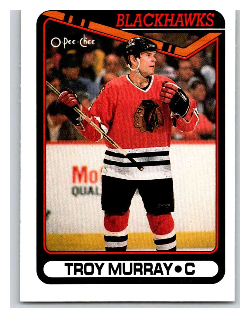 1990-91 O-Pee-Chee #160 Troy Murray Mint  Image 1