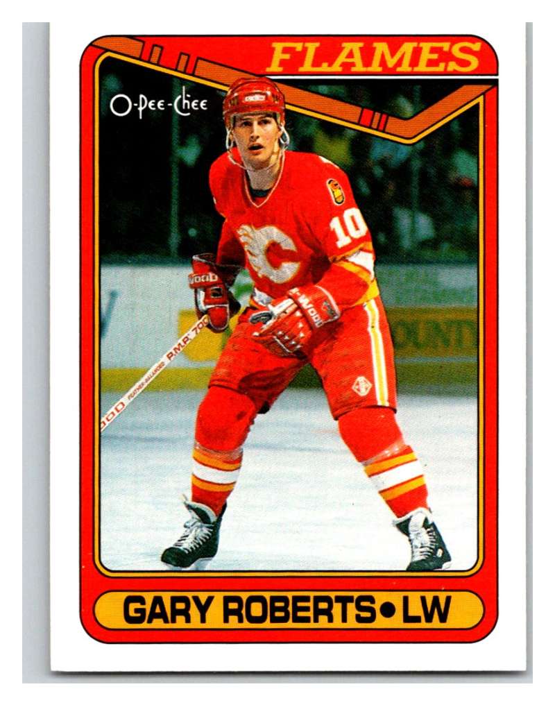 1990-91 O-Pee-Chee #161 Gary Roberts Mint  Image 1