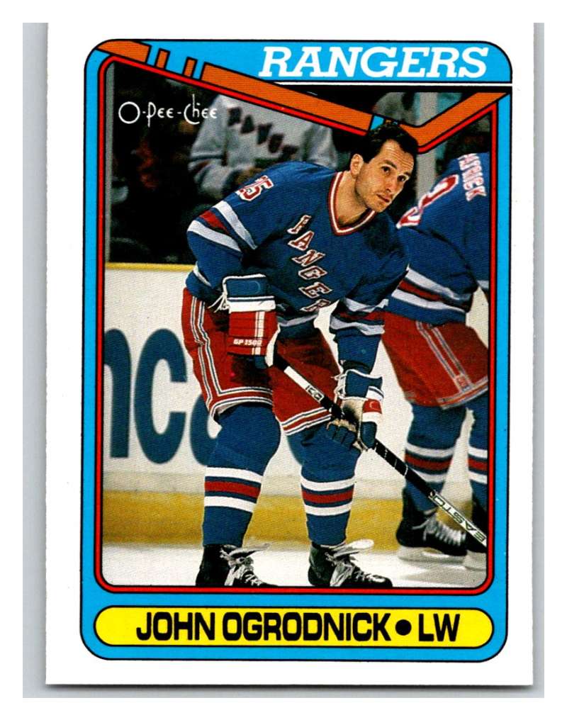 1990-91 O-Pee-Chee #174 John Ogrodnick Mint  Image 1