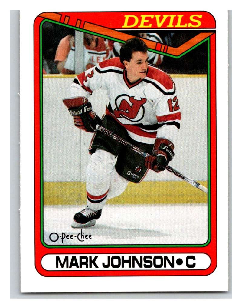 1990-91 O-Pee-Chee #178 Mark Johnson Mint  Image 1
