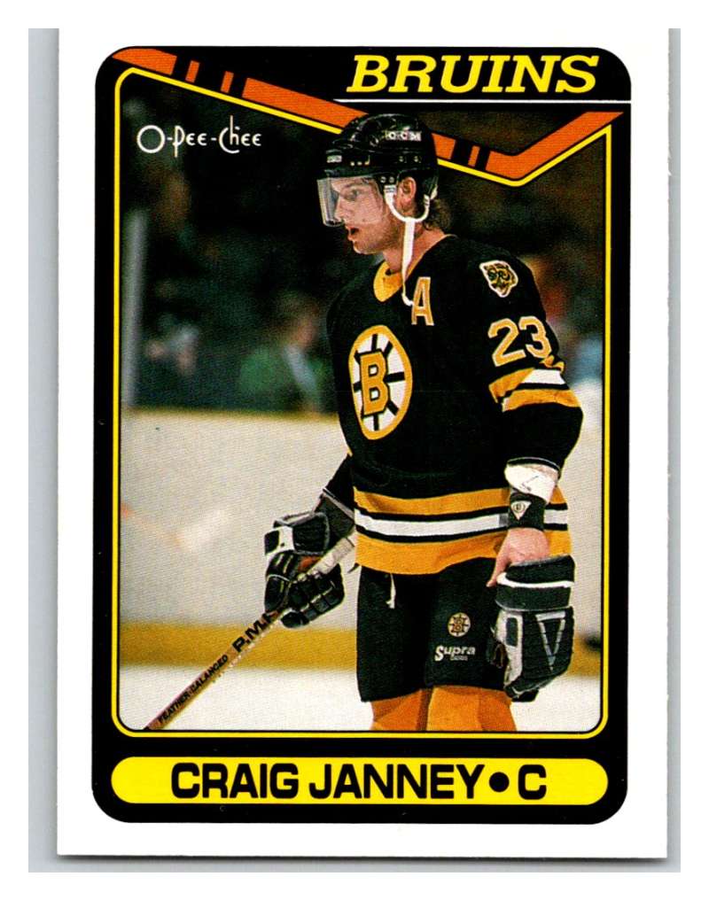 1990-91 O-Pee-Chee #212 Craig Janney Mint  Image 1