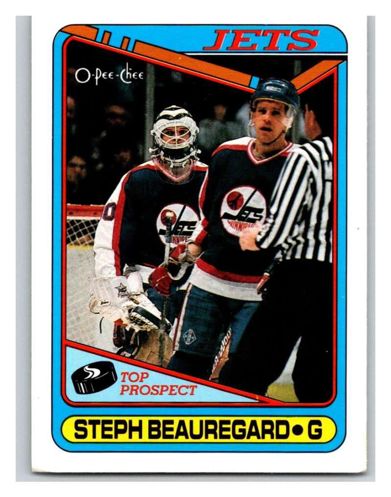 1990-91 O-Pee-Chee #223 Steph Beauregard Mint RC Rookie Image 1