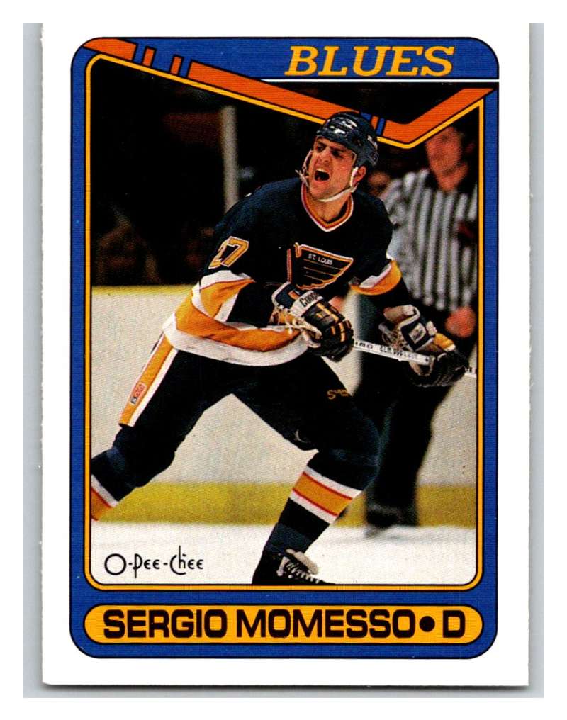 1990-91 O-Pee-Chee #244 Sergio Momesso Mint RC Rookie Image 1