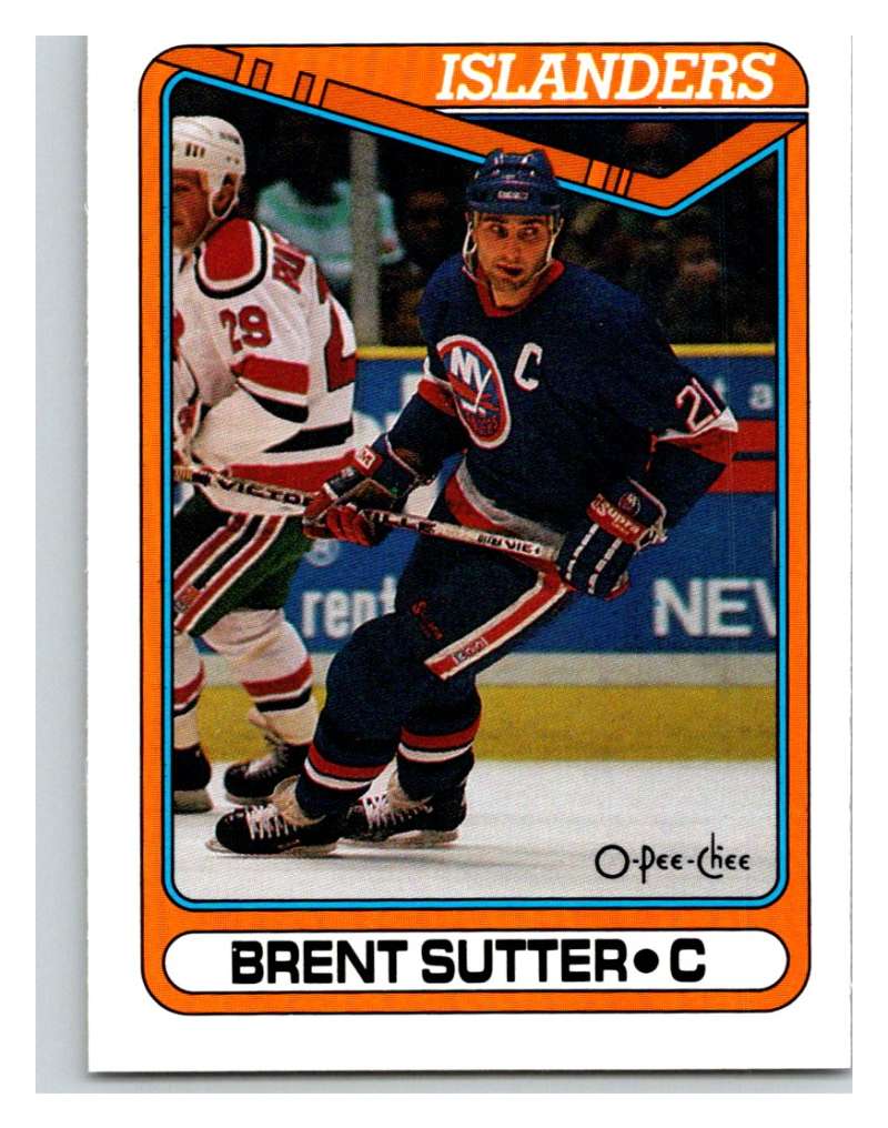 1990-91 O-Pee-Chee #258 Brent Sutter Mint  Image 1