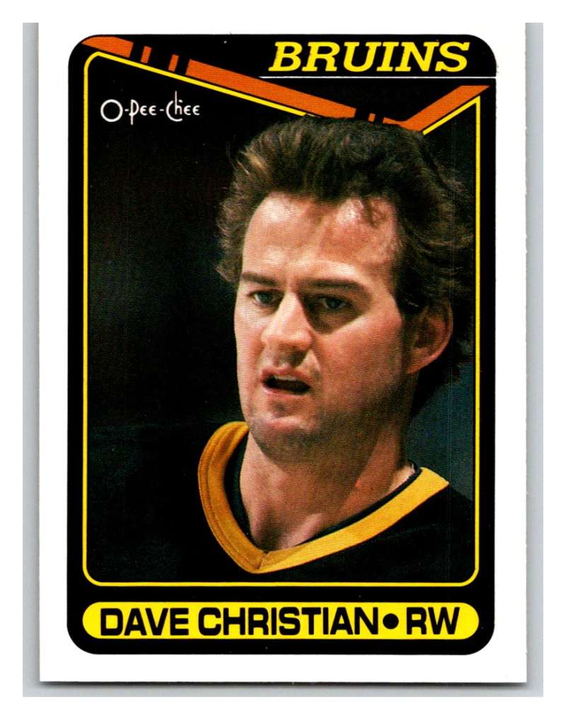 1990-91 O-Pee-Chee #263 Dave Christian Mint  Image 1
