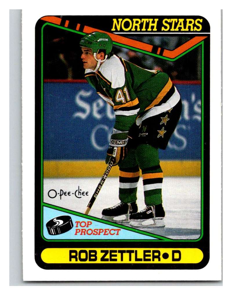 1990-91 O-Pee-Chee #289 Rob Zettler Mint RC Rookie Image 1