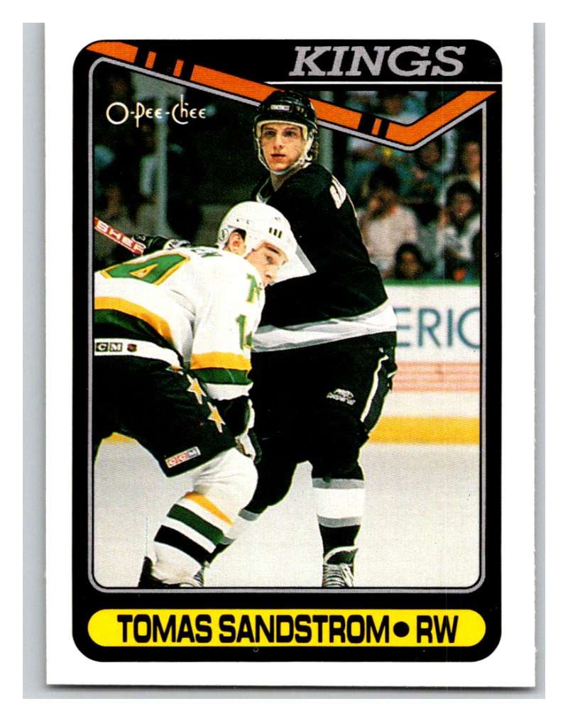 1990-91 O-Pee-Chee #301 Tomas Sandstrom Mint  Image 1