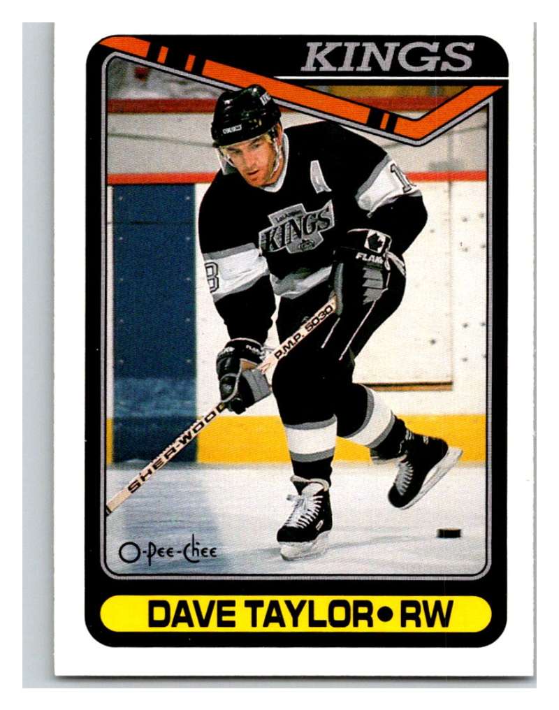 1990-91 O-Pee-Chee #314 Dave Taylor Mint  Image 1