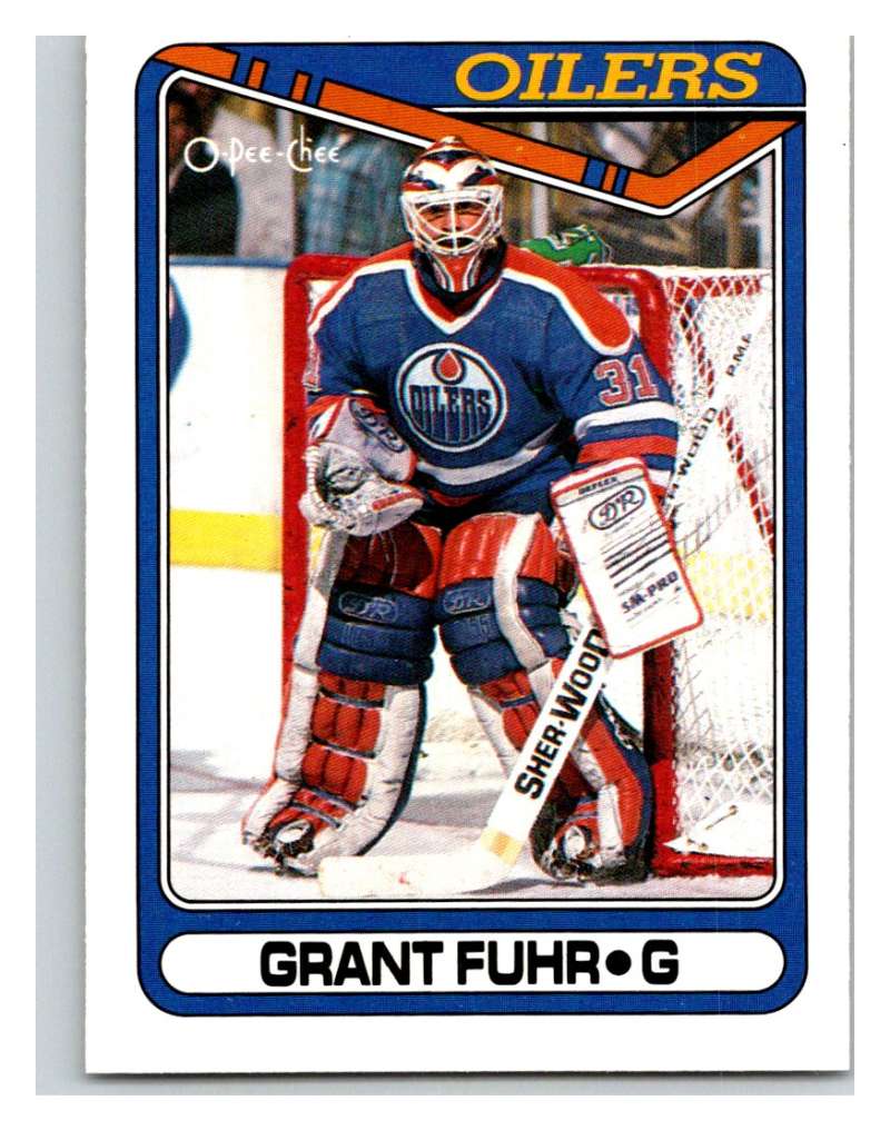 1990-91 O-Pee-Chee #321 Grant Fuhr Mint  Image 1