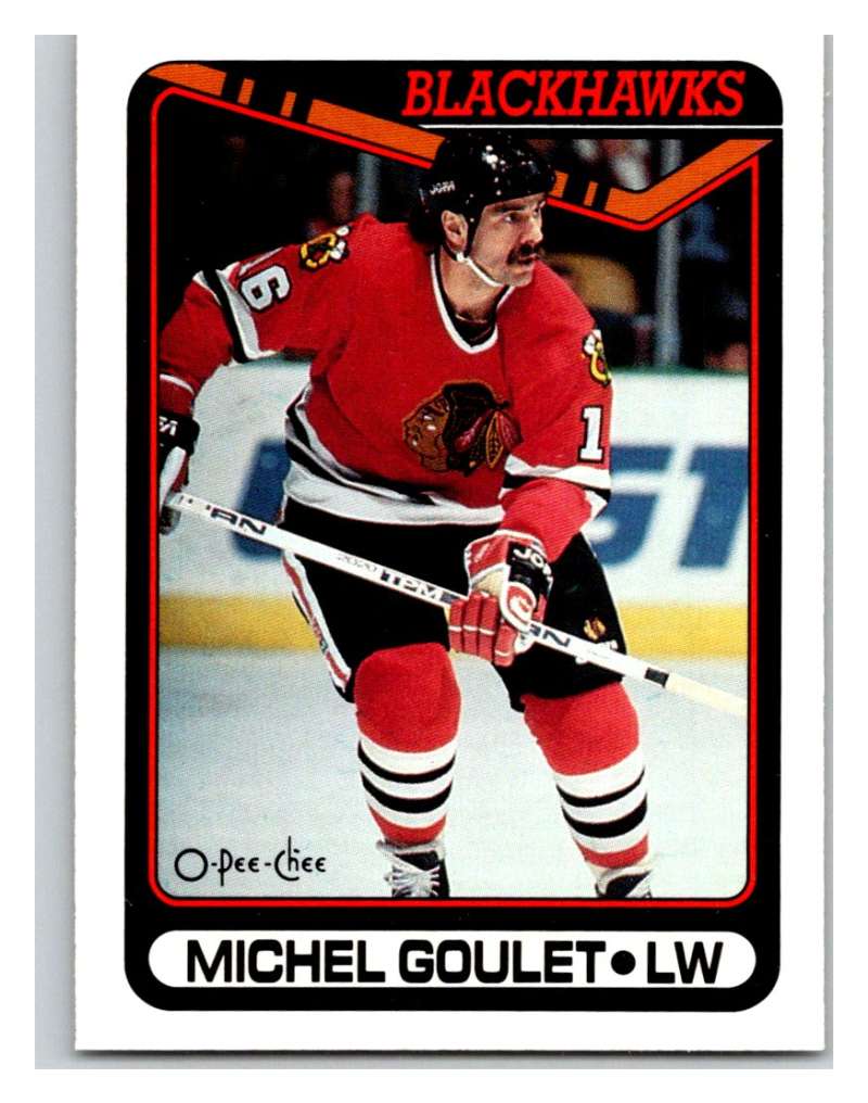 1990-91 O-Pee-Chee #329 Michel Goulet Mint  Image 1