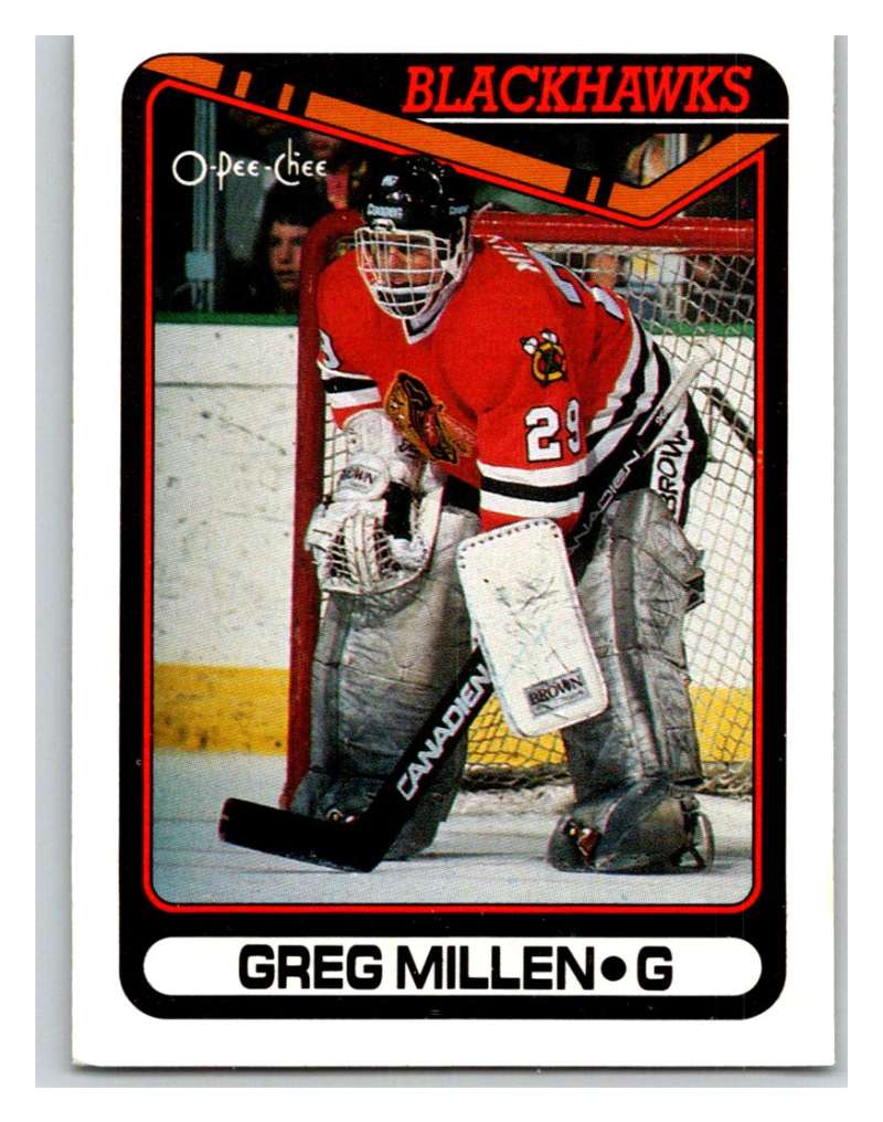 1990-91 O-Pee-Chee #335 Greg Millen Mint  Image 1