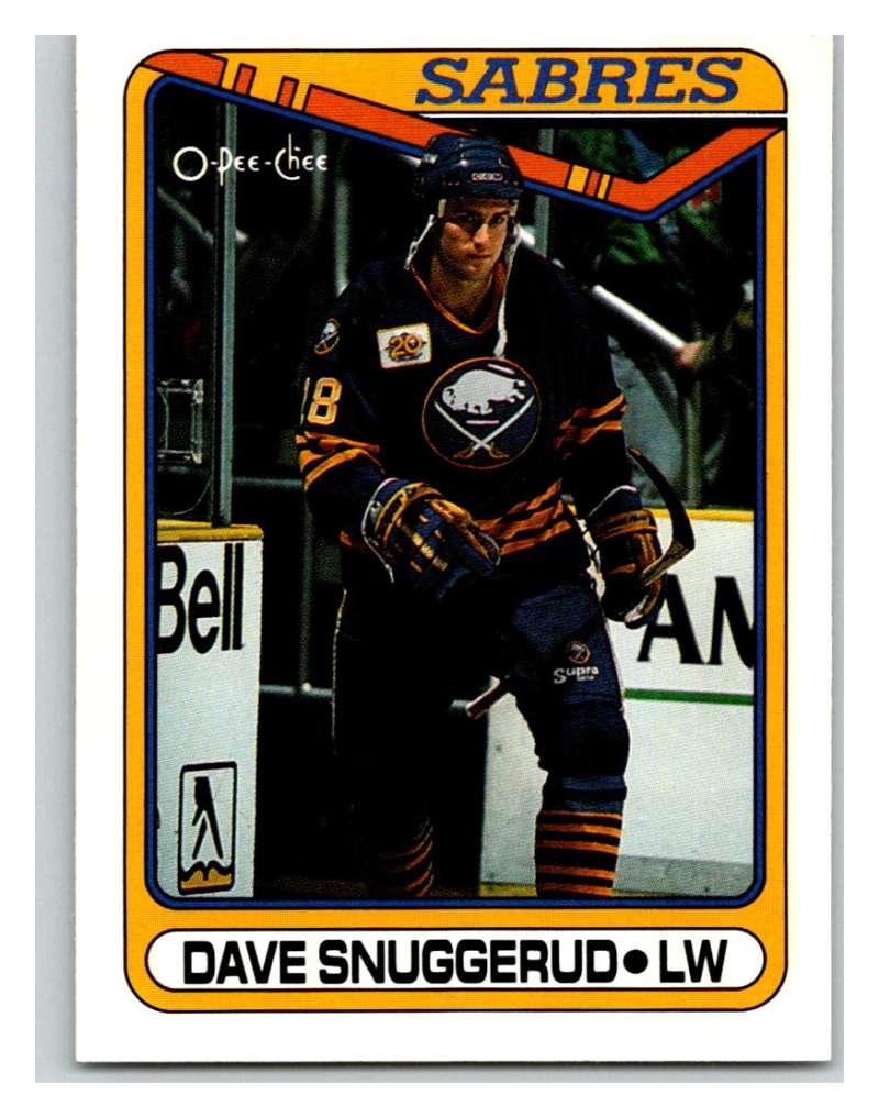1990-91 O-Pee-Chee #340 Dave Snuggerud Mint  Image 1