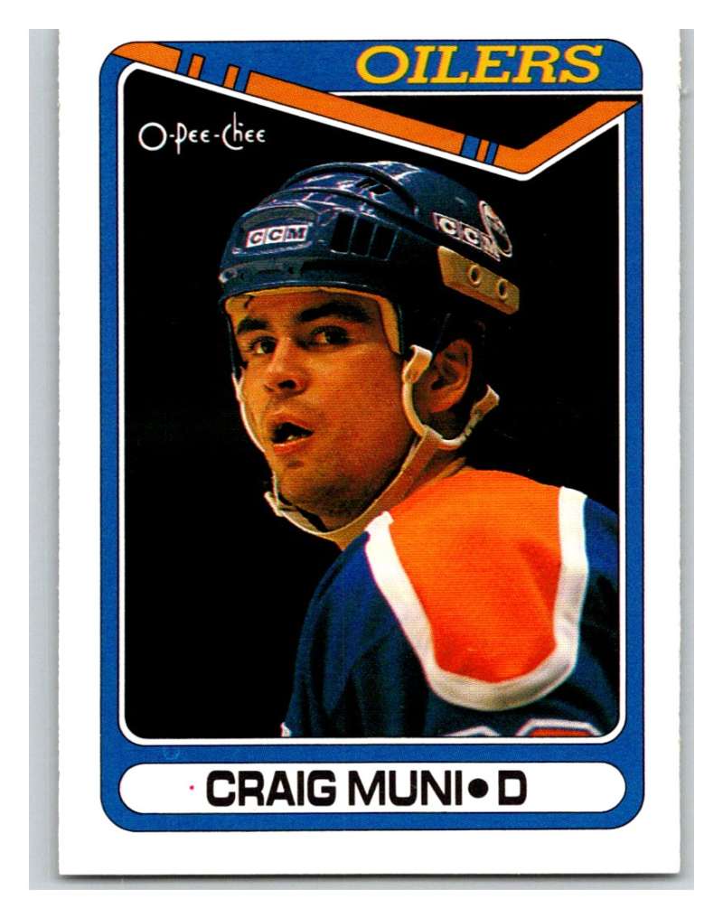 1990-91 O-Pee-Chee #423 Craig Muni Mint  Image 1