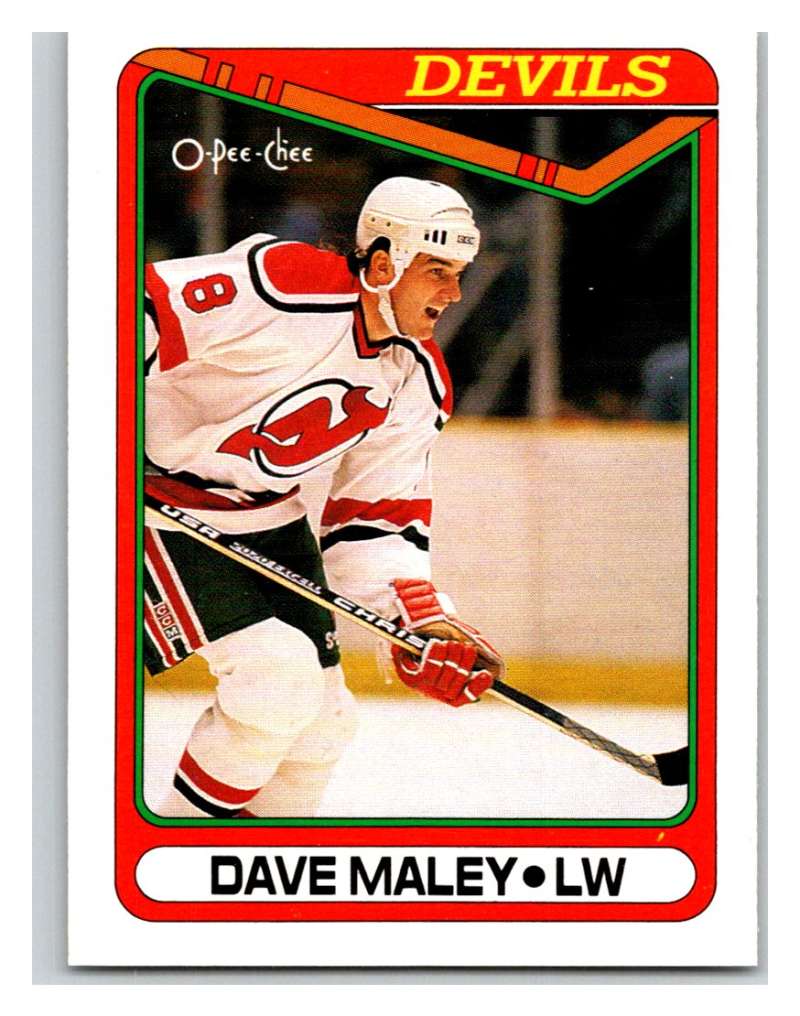 1990-91 O-Pee-Chee #438 David Maley Mint  Image 1