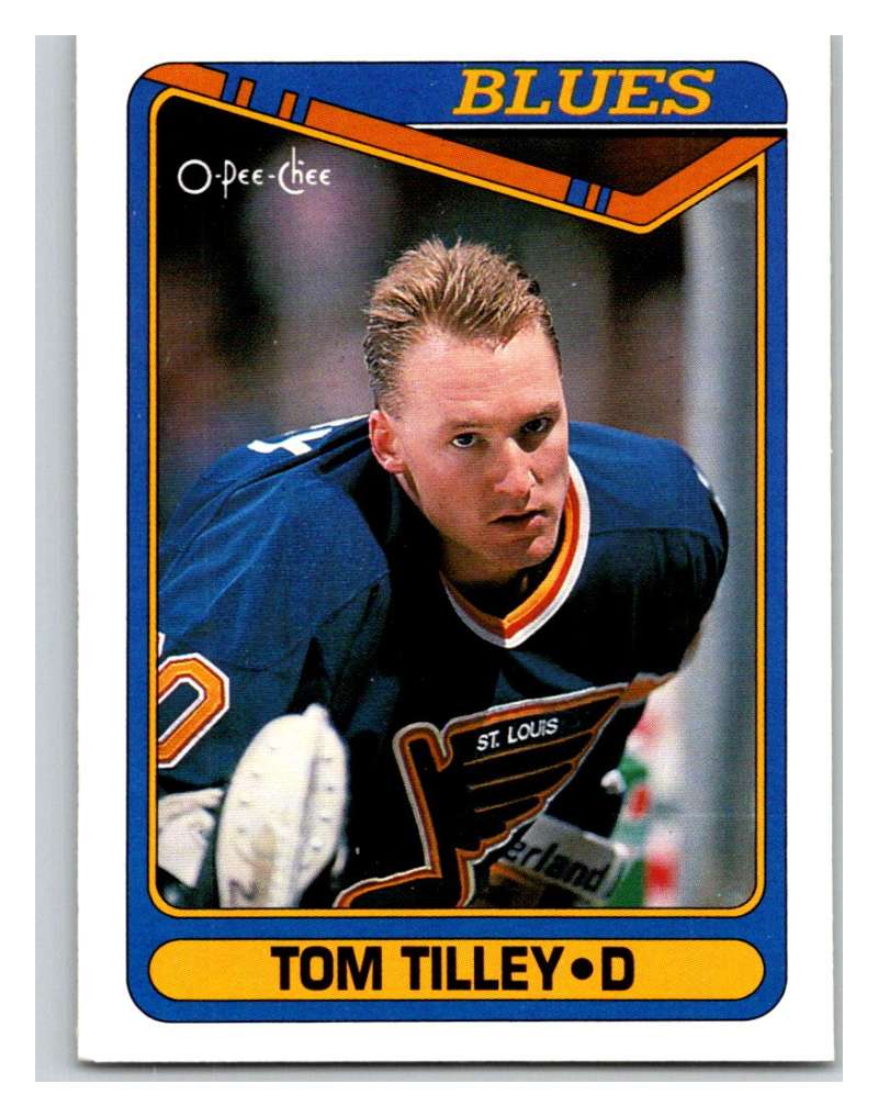 1990-91 O-Pee-Chee #498 Tom Tilley Mint  Image 1