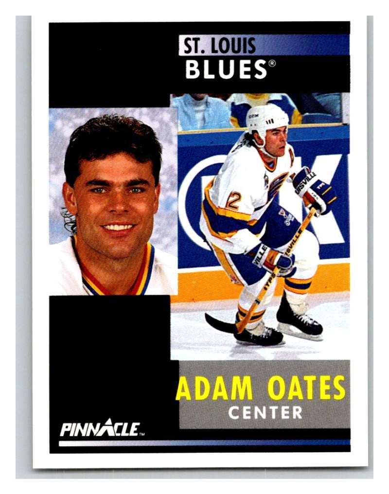1991-92 Pinnacle #6 Adam Oates Blues Image 1