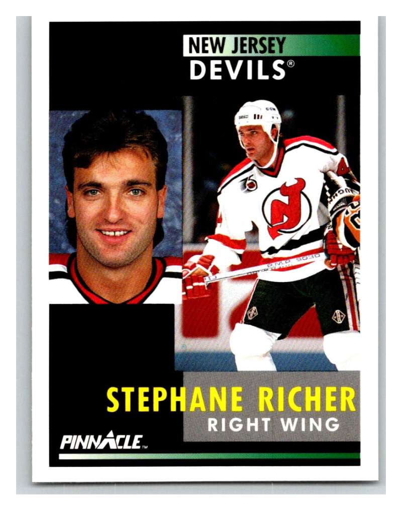 1991-92 Pinnacle #14 Stephane Richer NJ Devils Image 1