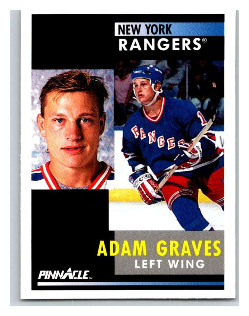 1991-92 Pinnacle #16 Adam Graves NY Rangers