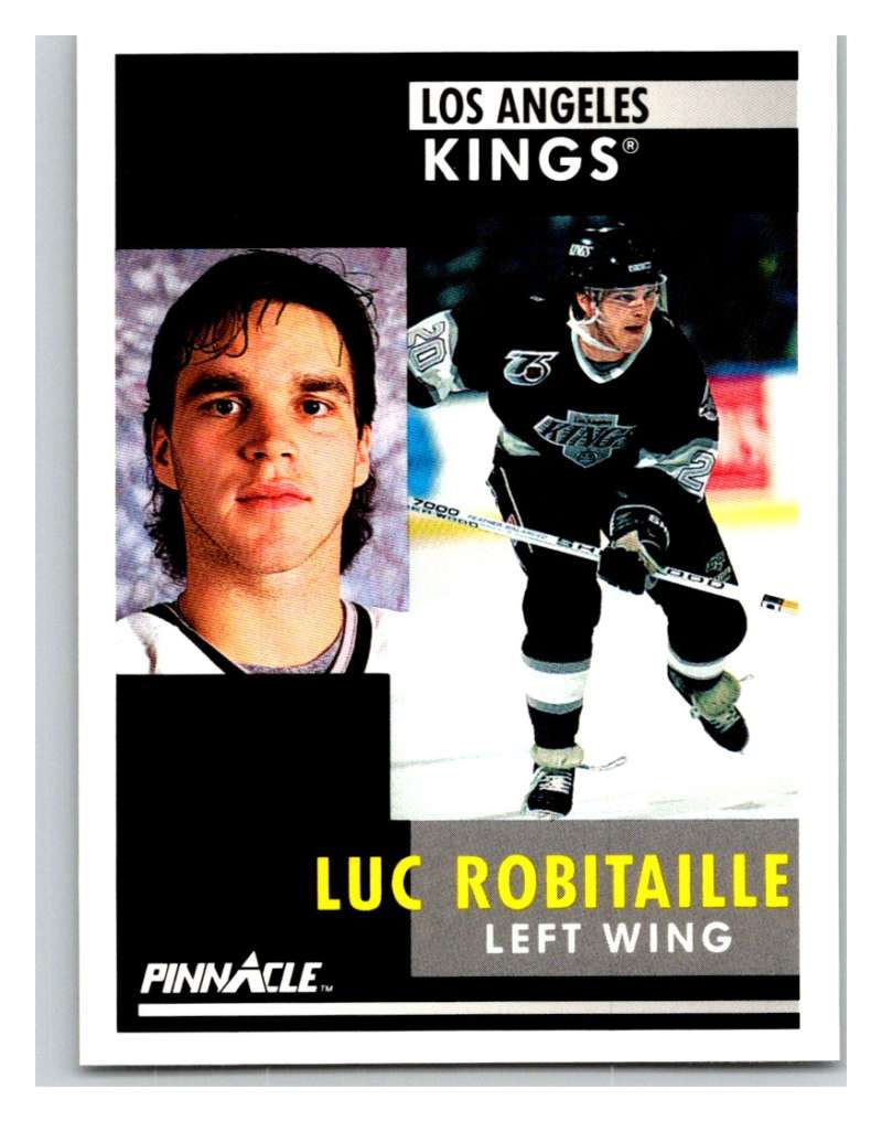 1991-92 Pinnacle #17 Luc Robitaille Kings Image 1