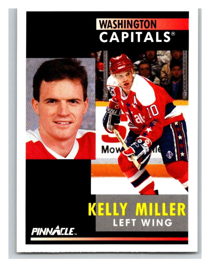 1991-92 Pinnacle #23 Kelly Miller Capitals Image 1
