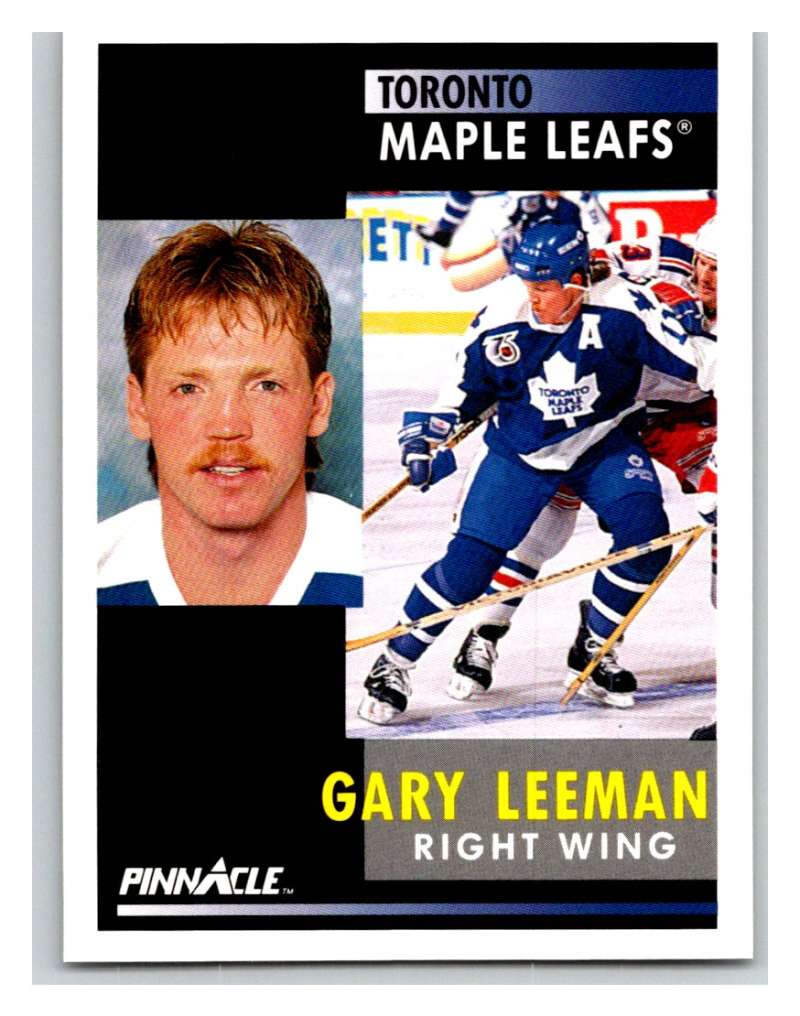 1991-92 Pinnacle #31 Gary Leeman Maple Leafs Image 1
