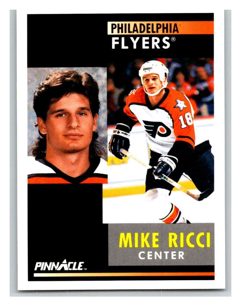 1991-92 Pinnacle #32 Mike Ricci Flyers Image 1