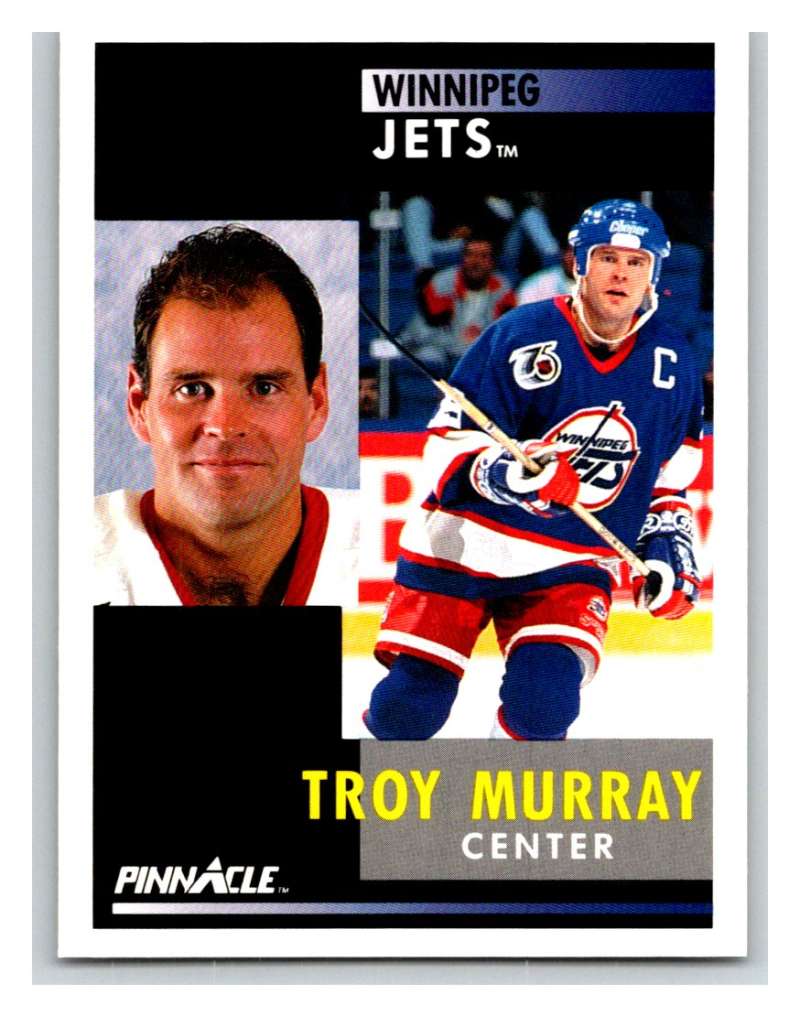 1991-92 Pinnacle #33 Troy Murray Winn Jets Image 1