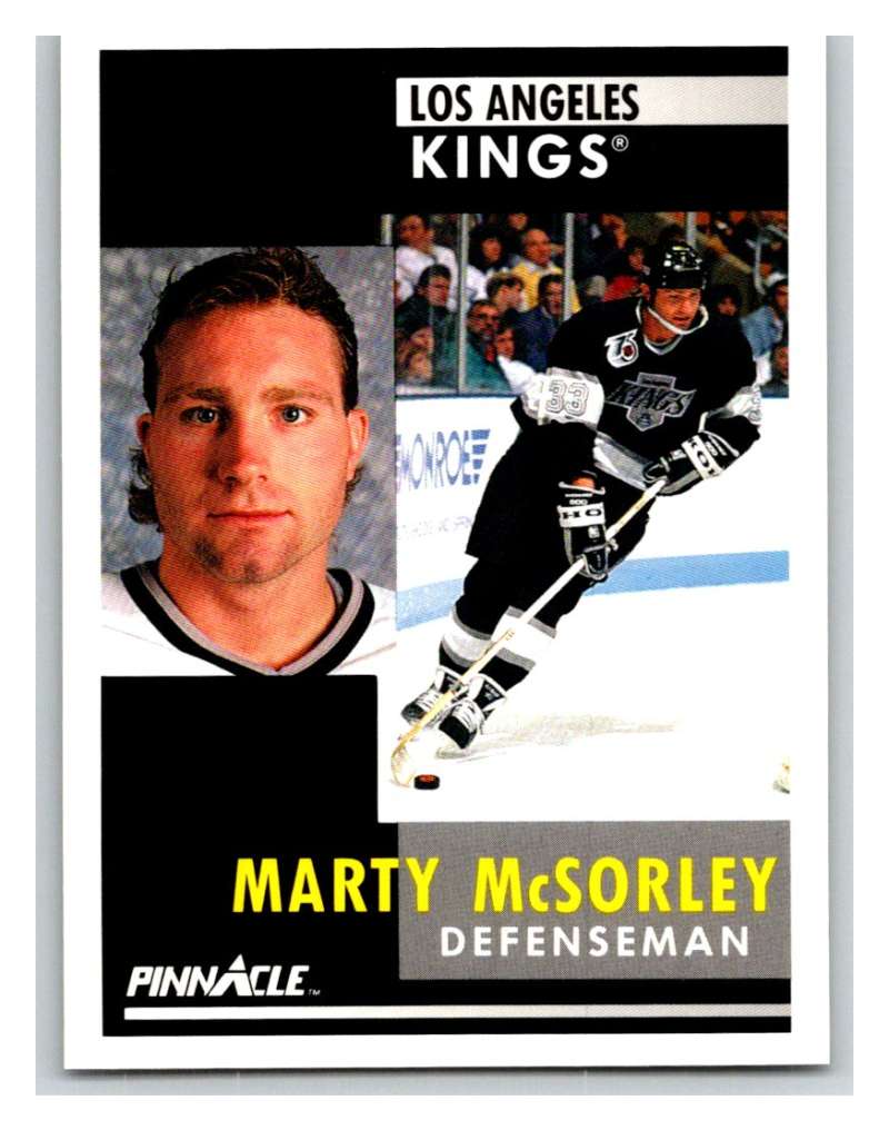 1991-92 Pinnacle #35 Marty McSorley Kings Image 1