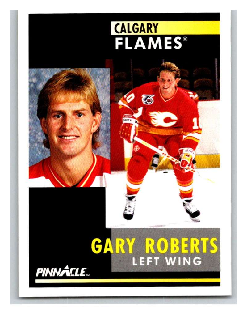 1991-92 Pinnacle #37 Gary Roberts Flames Image 1