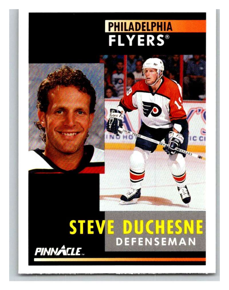 1991-92 Pinnacle #42 Steve Duchesne Flyers Image 1