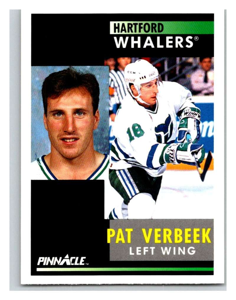 1991-92 Pinnacle #43 Pat Verbeek Whalers Image 1