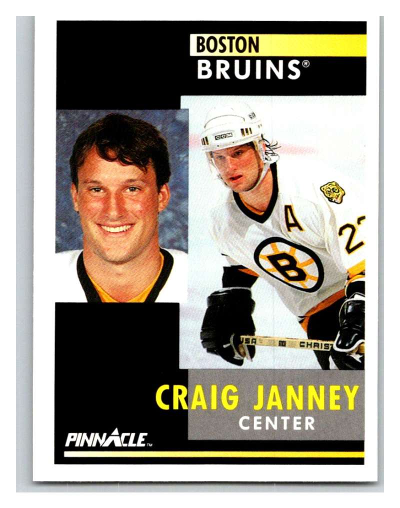 1991-92 Pinnacle #57 Craig Janney Bruins Image 1